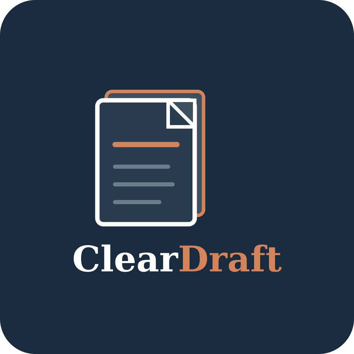 Clear Draft Logo